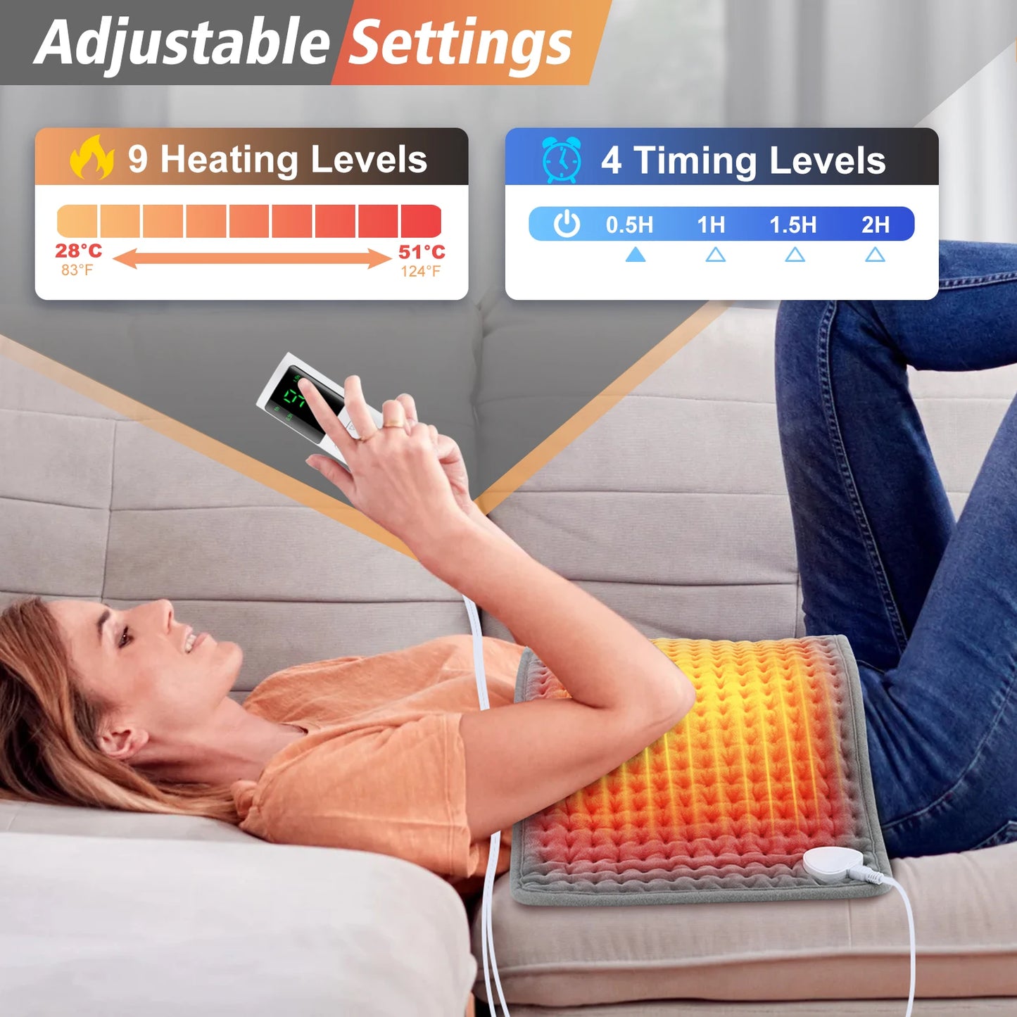 CozyEmbrace™ Heated Luxe Blanket